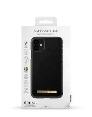iDeal Of Sweden iPhone 11 6.1" Fashion Case Saffiano, Black