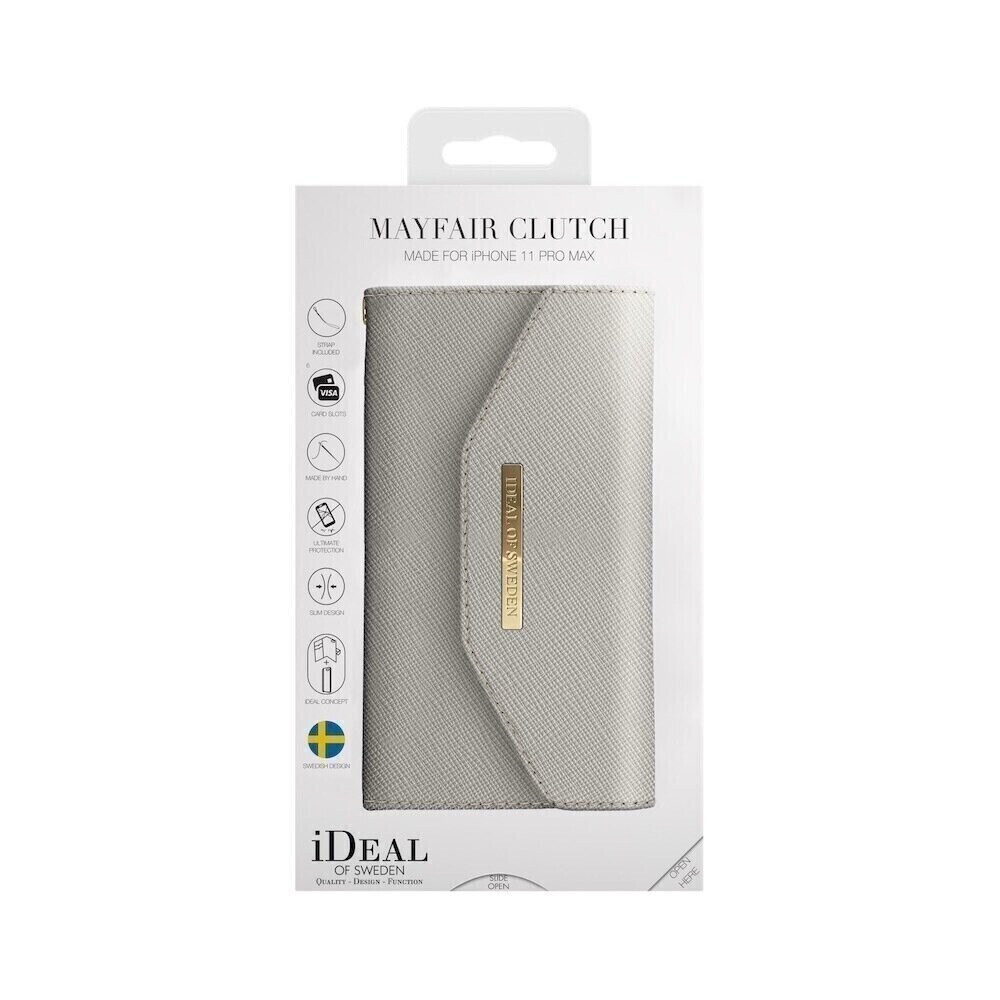 iDeal Of Sweden iPhone 11 Pro Max Mayfair Clutch, Light Grey