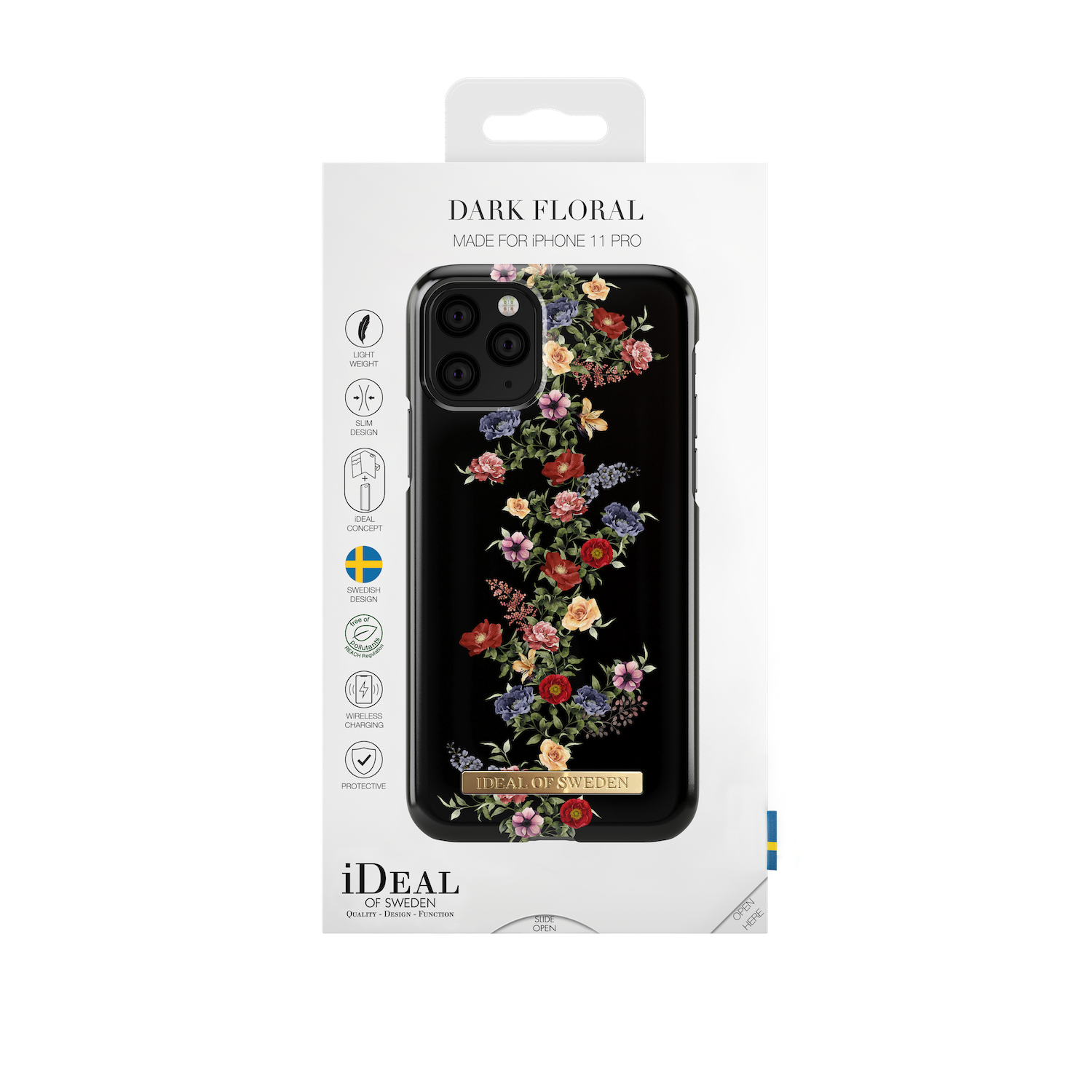 iDeal Of Sweden iPhone 11 Pro 5.8&quot; Fashion Case 2019, Dark Floral