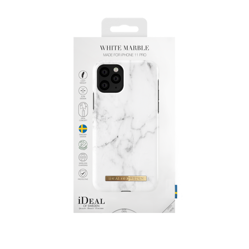 iDeal Of Sweden iPhone 11 Pro 5.8&quot; Fashion Case 2019, White Marble