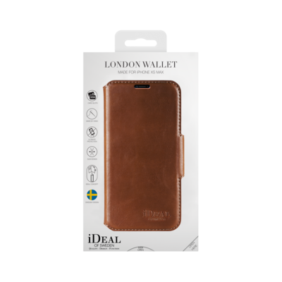 iDeal Of Sweden iPhone Xs Max London Wallet, Brown