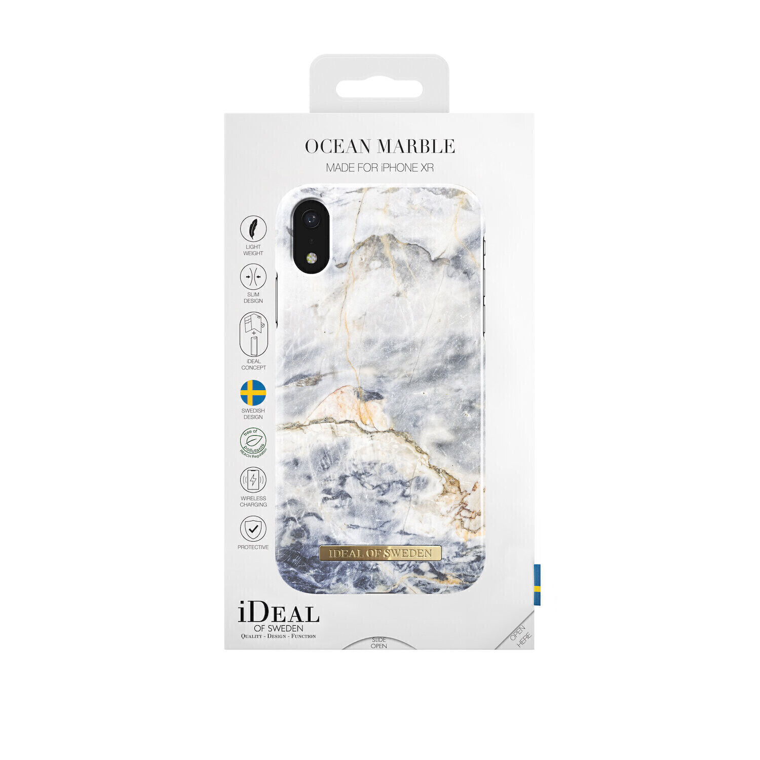 iDeal Of Sweden iPhone XR Fashion Case A/W 16-17, Ocean Marble