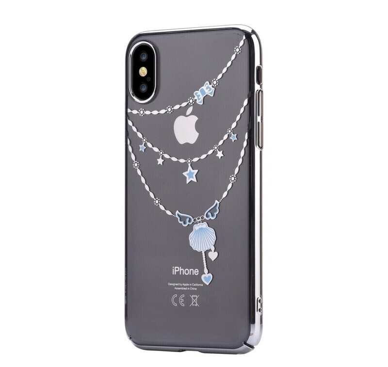 Devia iPhone X Crystal Shell Case, Silver