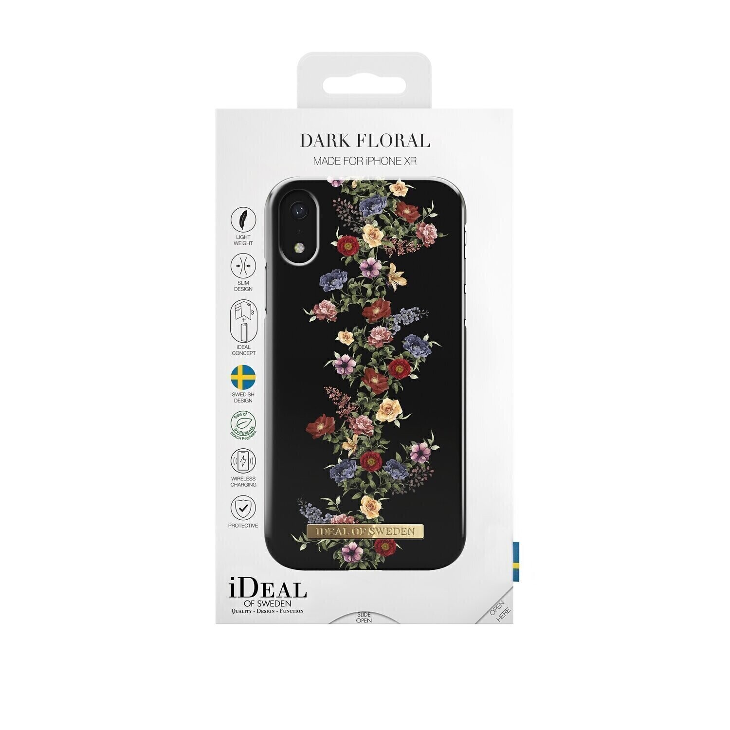 iDeal Of Sweden iPhone XR Fashion Case A/W 2018, Dark Floral