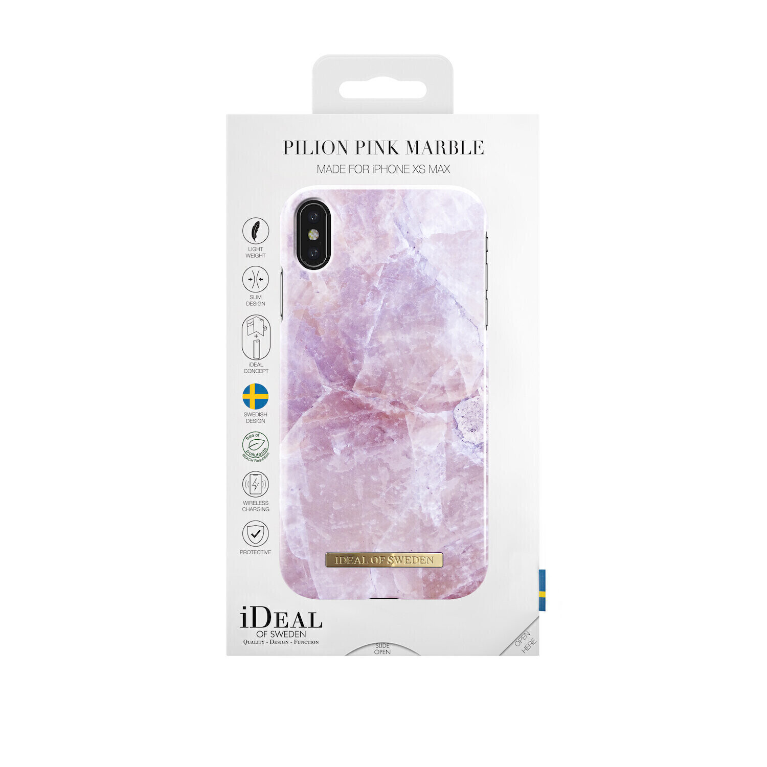 iDeal Of Sweden iPhone Xs Max Fashion Case S/S 2017, Pilion Pink Marble
