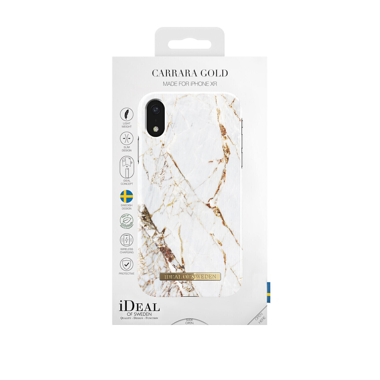 iDeal Of Sweden iPhone XR Fashion Case A/W 16-17, Carrara Gold