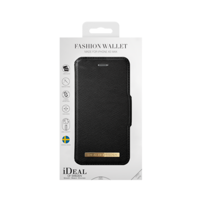 iDeal Of Sweden iPhone Xs Max Fashion Wallet, Black