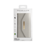 iDeal Of Sweden iPhone Xs Max Mayfair Clutch, Light Gray