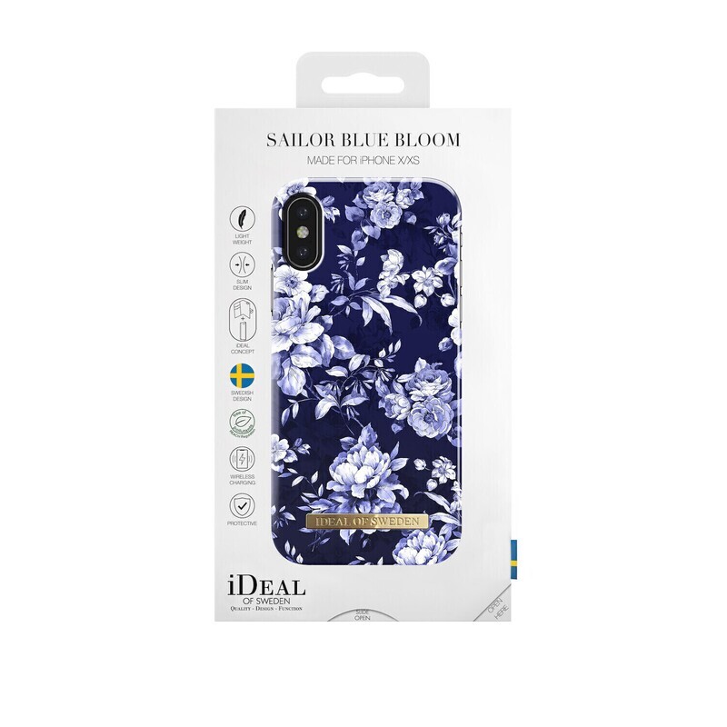 iDeal Of Sweden iPhone X Fashion Case S/S 2018, Sailor Blue Bloom