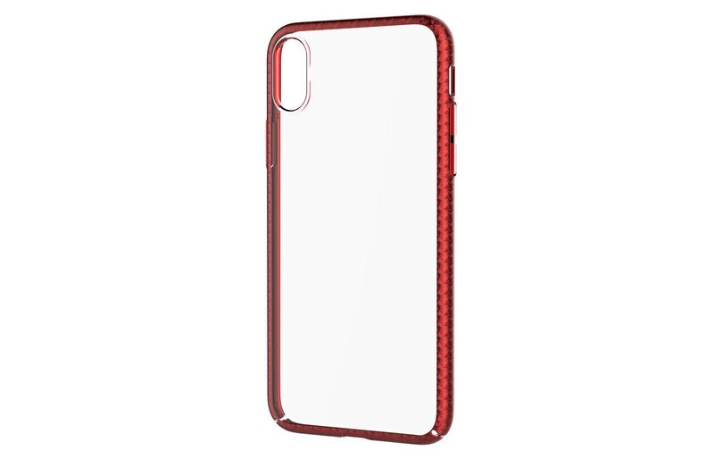 Devia iPhone X Luxurious Glimmer Case, Red