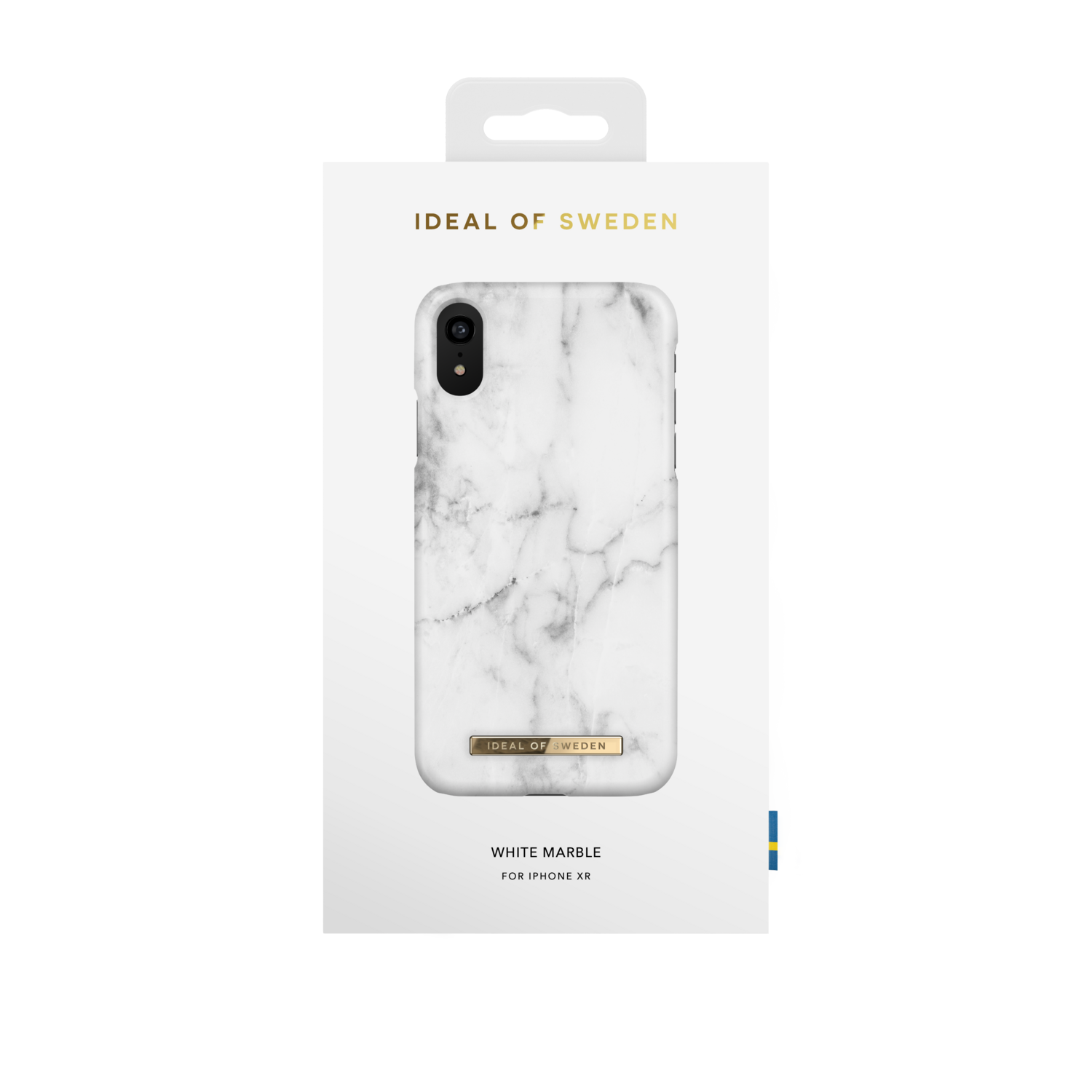iDeal Of Sweden iPhone XR Fashion Case, White Marble