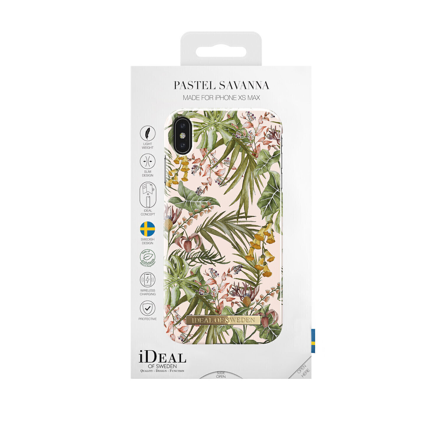 iDeal Of Sweden iPhone Xs Max Fashion Case 2019, Pastel Savanna