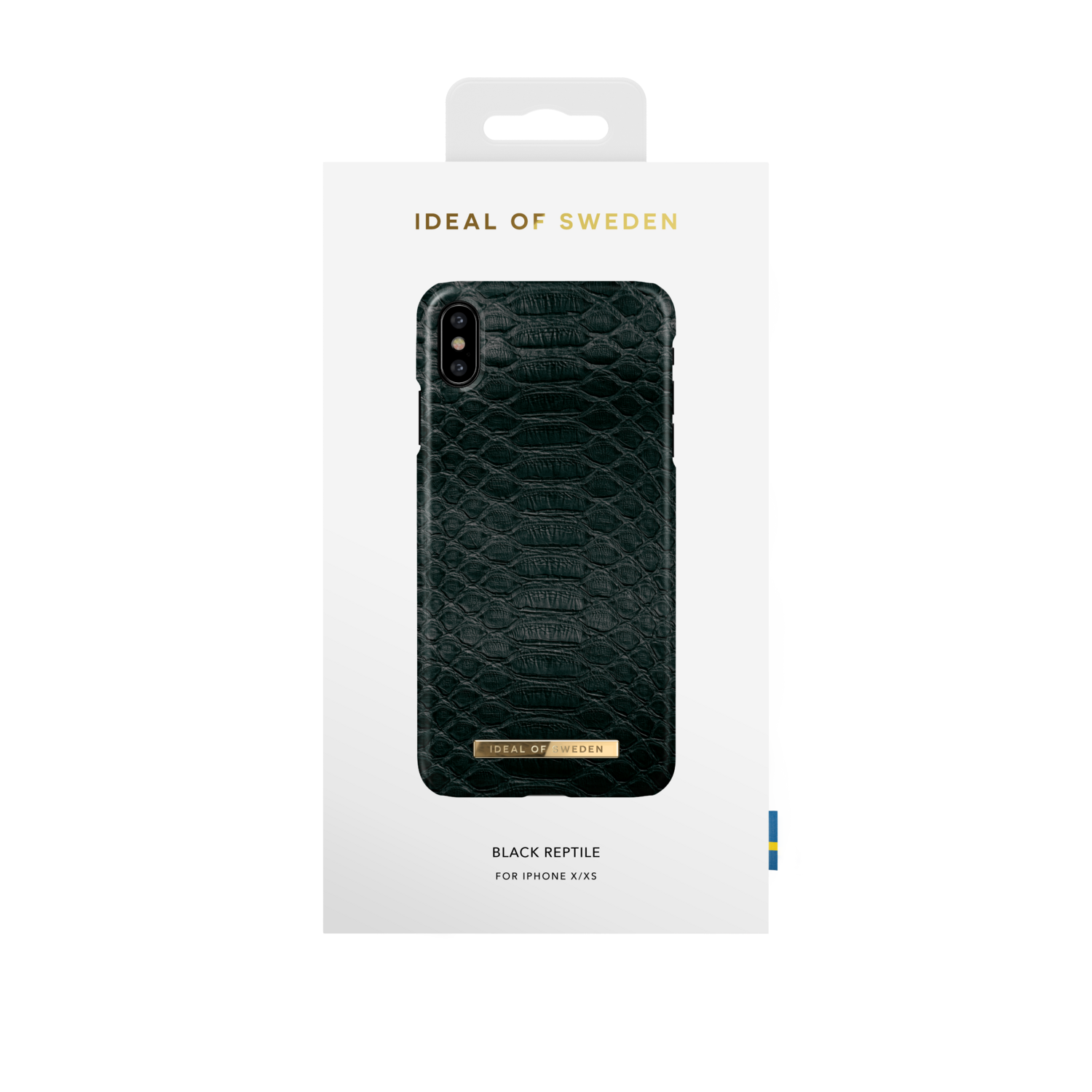 iDeal Of Sweden iPhone X Fashion Case S/S 2017, Black Reptile