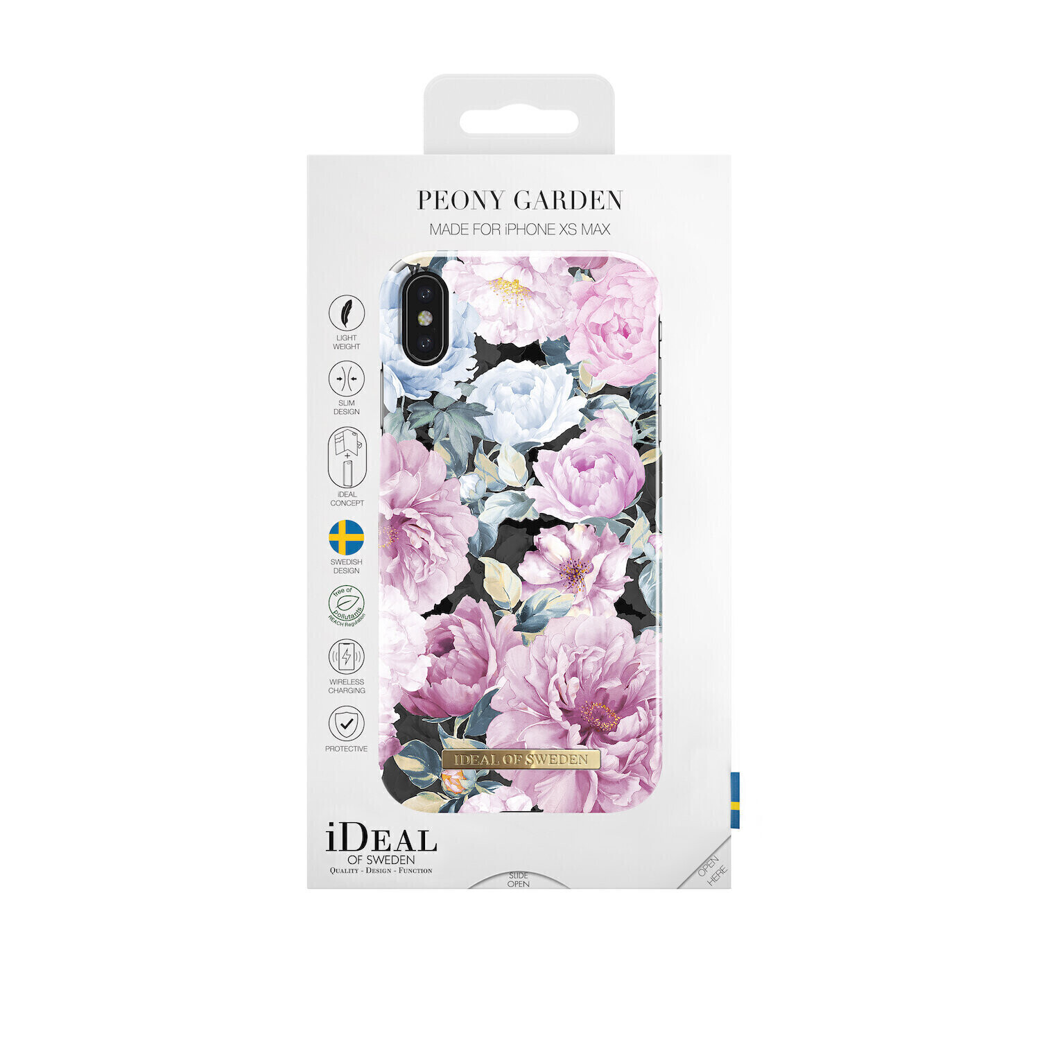 iDeal Of Sweden iPhone Xs Max Fashion Case S/S 2018, Peony Garden