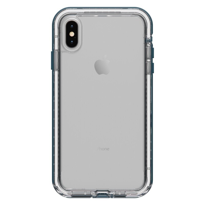 LifeProof iPhone Xs Max Next Series, Clear Lake (Clear/Corsair) (77-60705)