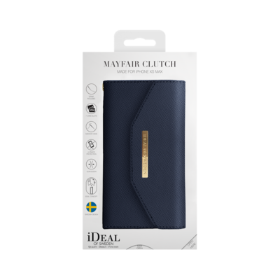 iDeal Of Sweden iPhone Xs Max Mayfair Clutch, Navy