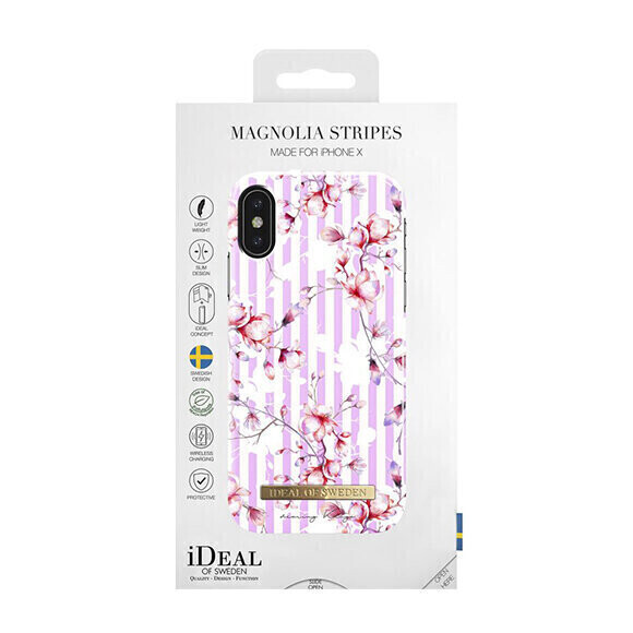 iDeal Of Sweden iPhone X Fashion Case Collaboration Dearing Kinga, Magnolia Stripes