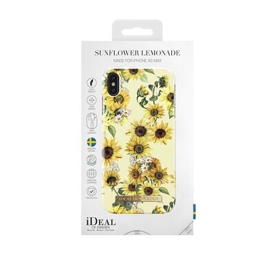 iDeal Of Sweden iPhone Xs Max Fashion Case 2019, Sunflower Lemonade