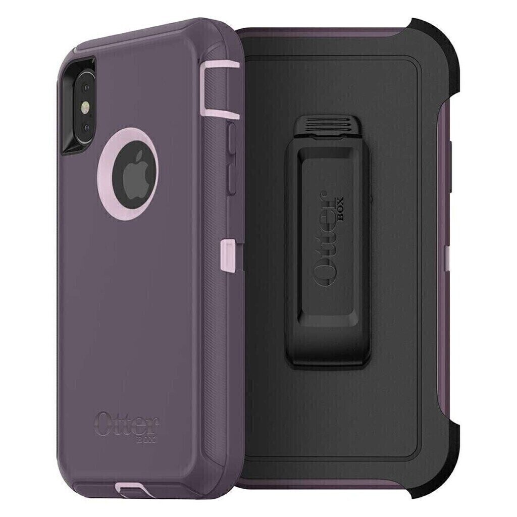 OtterBox iPhone X Defender Series, Purple Nebula (Orchid/Purple)