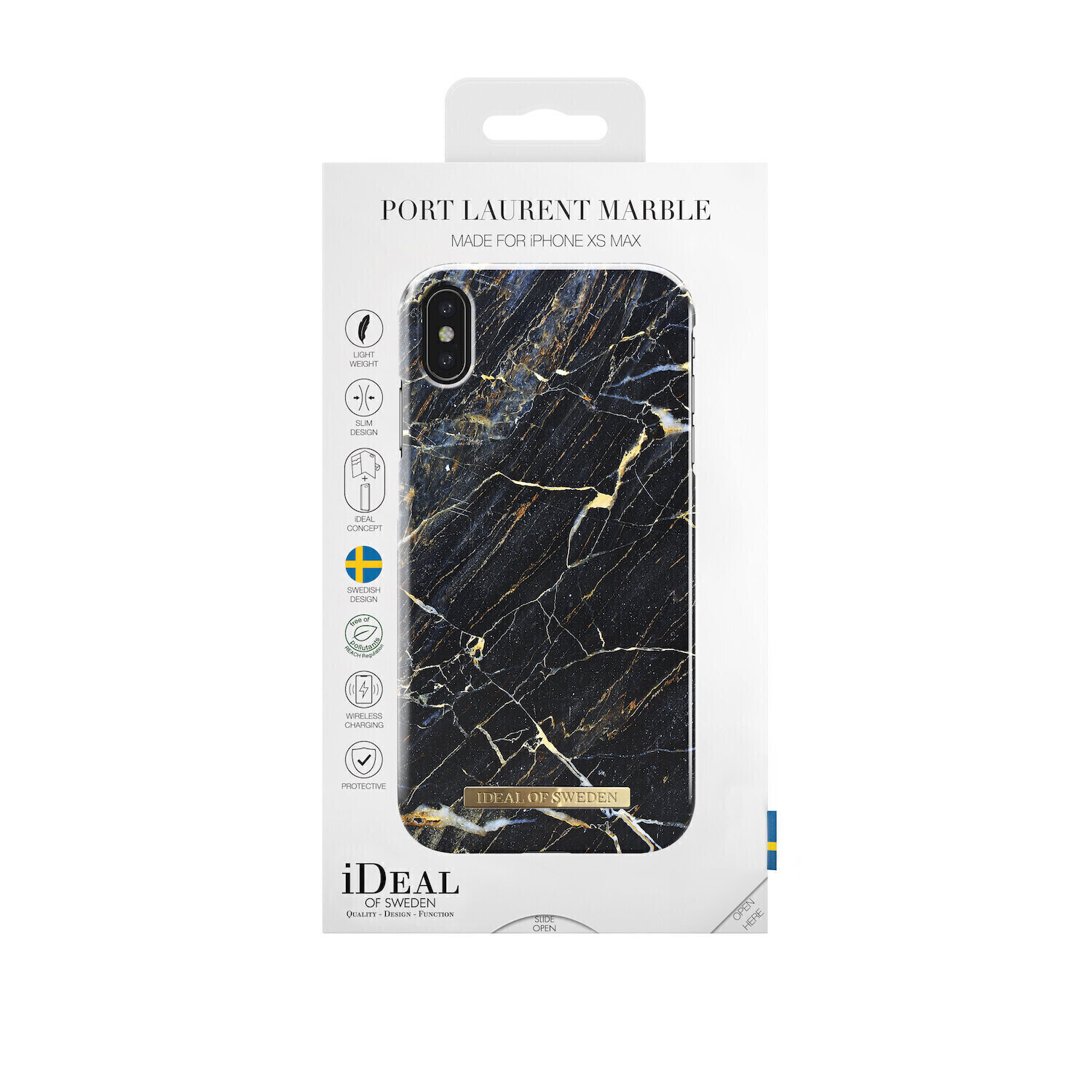 iDeal Of Sweden iPhone Xs Max Fashion Case A/W 16-17, Port Laurent Marble