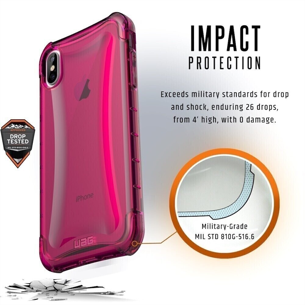 UAG iPhone Xs Max Plyo Case, Pink