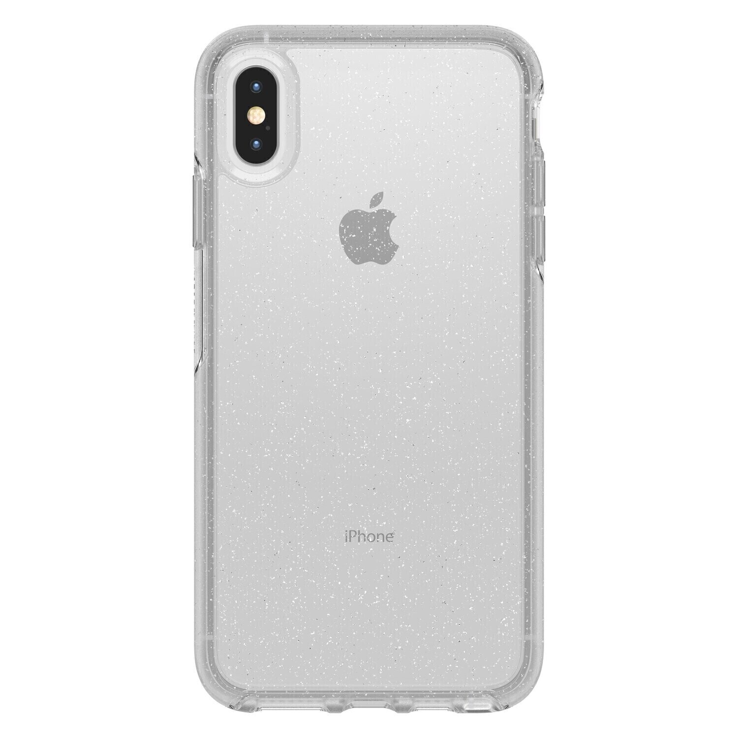 OtterBox iPhone Xs Max Symmetry Clear Series, Stardust (Flake/Clear)