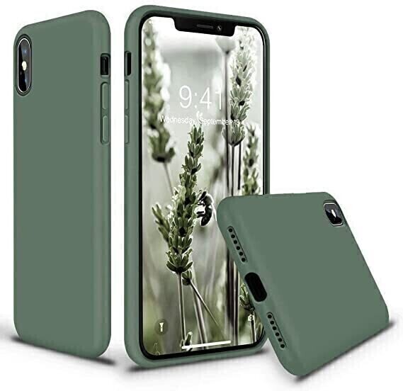 Devia iPhone Xs Max Ultra-Thin Silicone Case, Green