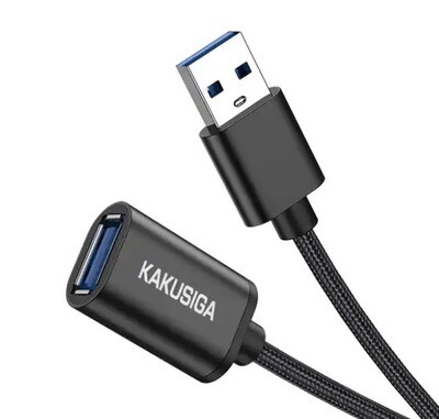 Kaku KSC-753 ZUOFEI USB Male To Female USB3.0 Charging Data Extension Cable (1.2M), Black