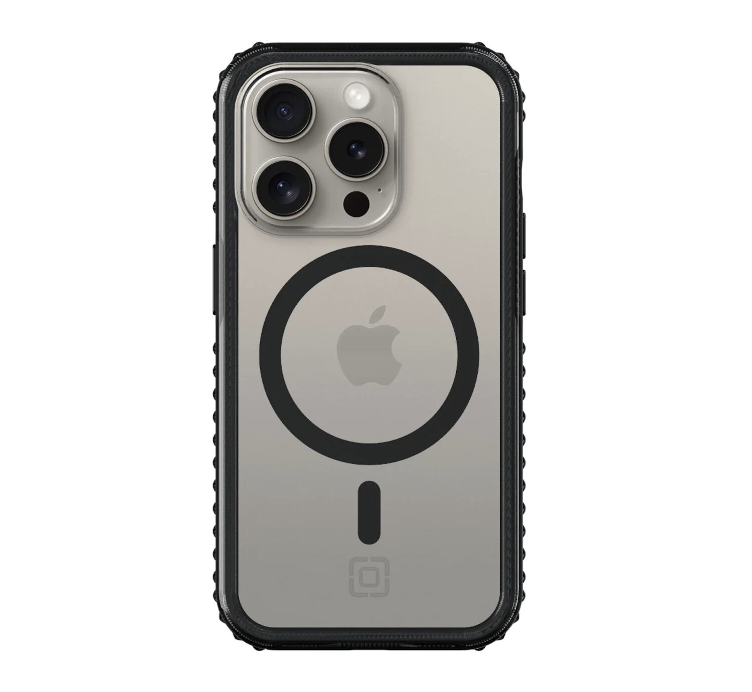 Incipio iPhone 15 Pro Grip for MagSafe, Black/Clear