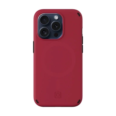 Incipio iPhone 15 Pro Duo for MagSafe, Crimson/Blk