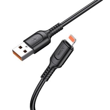 Kaku KSC-805 TIANSHENG USB-A to Lightning Charging Data Cable 1M, Black