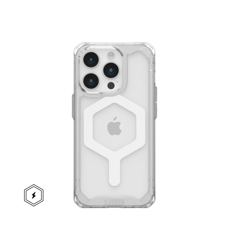 UAG iPhone 15 Pro Plyo Magsafe, Ice/White
