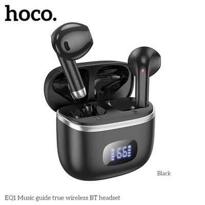 hoco EQ1 Wireless BT Headset, Black