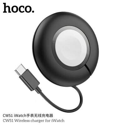 hoco Crystal Apple Watch Wireless Charger, Black CW51