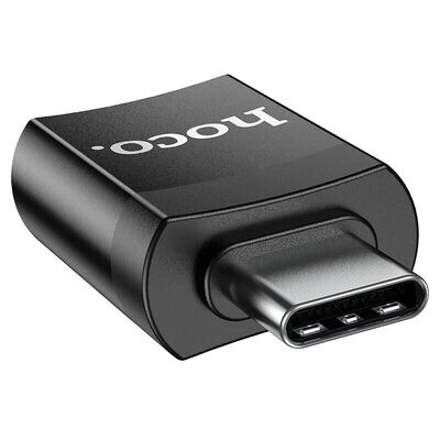 hoco UA17CU Type-C to USB USB3.0 Adapter, Black