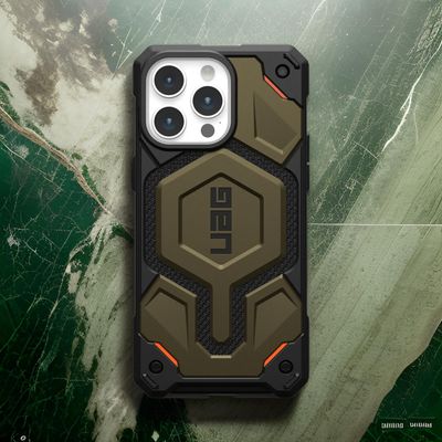 UAG iPhone 15 Pro Max Monarch Pro, Kevlar Element Green