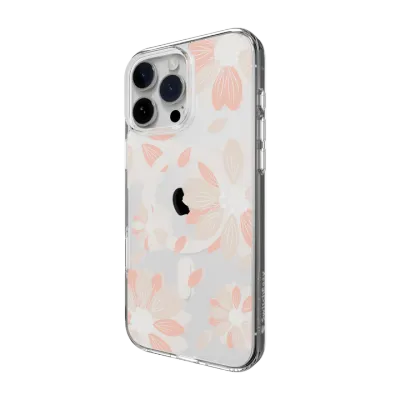 SwitchEasy iPhone 16 Pro Max Style M Pattern Shockproof, Pink Flower