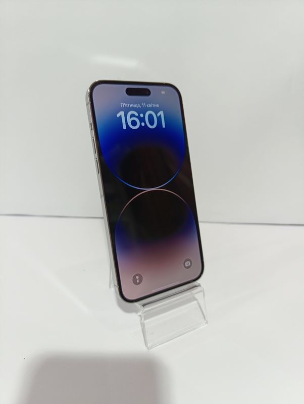 IPHONE 14 PRO MAX Silver 512GB ІДЕАЛ (100% батарея) NEVERLOCK