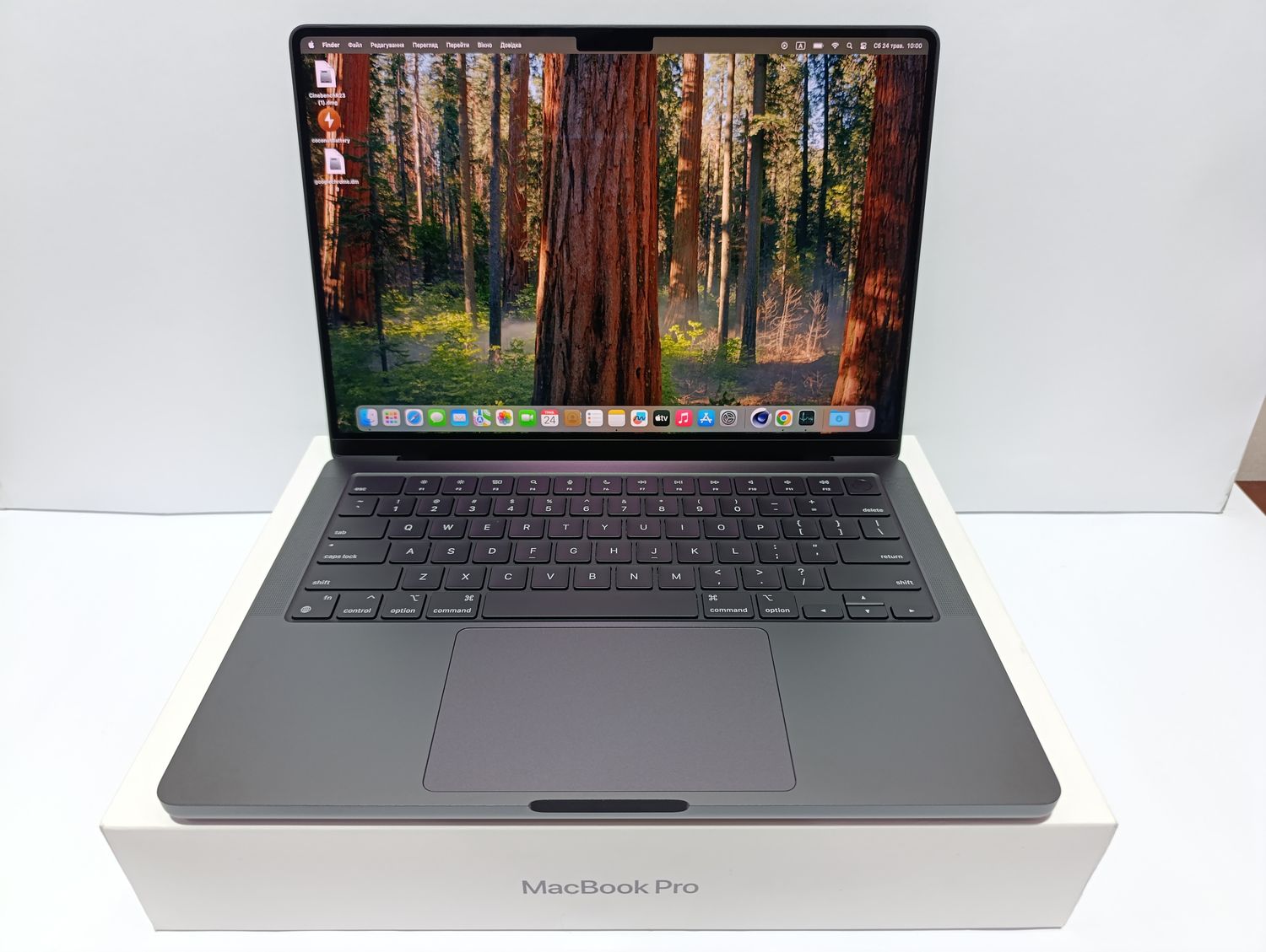НОВА МОДЕЛЬ 05/2025 MACBOOK PRO 14 M4 BLACK / 16GB RAM / SSD 512GB / APPLE CARE 23/05/2026 ПОВНИЙ КОМПЛЕКТ + чохол