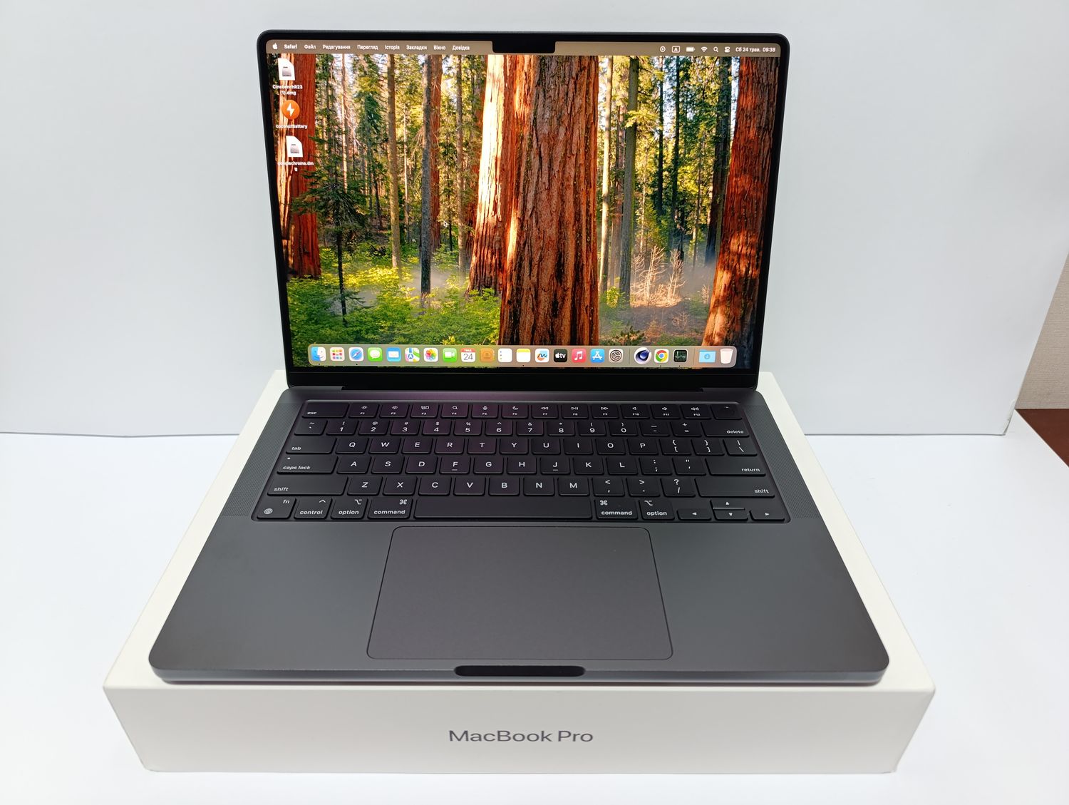 OPEN BOX 2 цикли MACBOOK PRO 14 M3 PRO 10/2024 BLACK / 36GB RAM! / SSD 512GB ПОВНИЙ КОМПЛЕКТ + чохол / APPLE CARE + 10/2025
