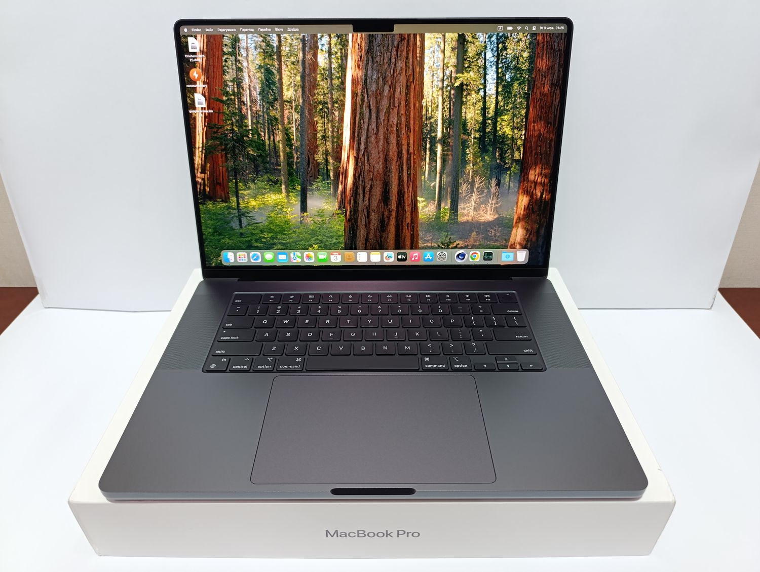 OPEN BOX 7 цикли НОВА СУПЕР ТОПОВА МОДЕЛЬ BLACK MACBOOK PRO M4 MAX 16 core / 48GB RAM / VIDEO 40 CORE / SSD1000GB / APPLE CARE до 03/2026 / ПОВНИЙ КОМПЛЕКТ