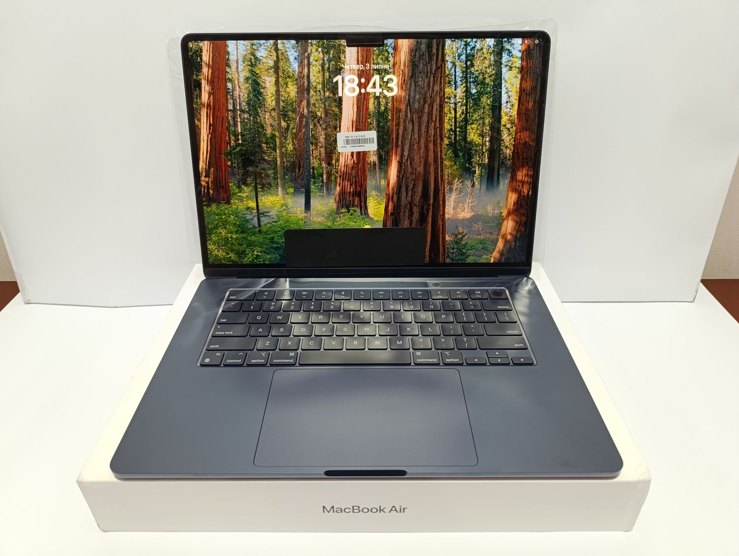 НА БРОНІ Macbook Air 15 M3 Midnight 16GB RAM/2-х чиповий швидкий SSD 512GB/ APPLE CARE 12/2025 ПОВНИЙ КОМПЛЕКТ + чохол