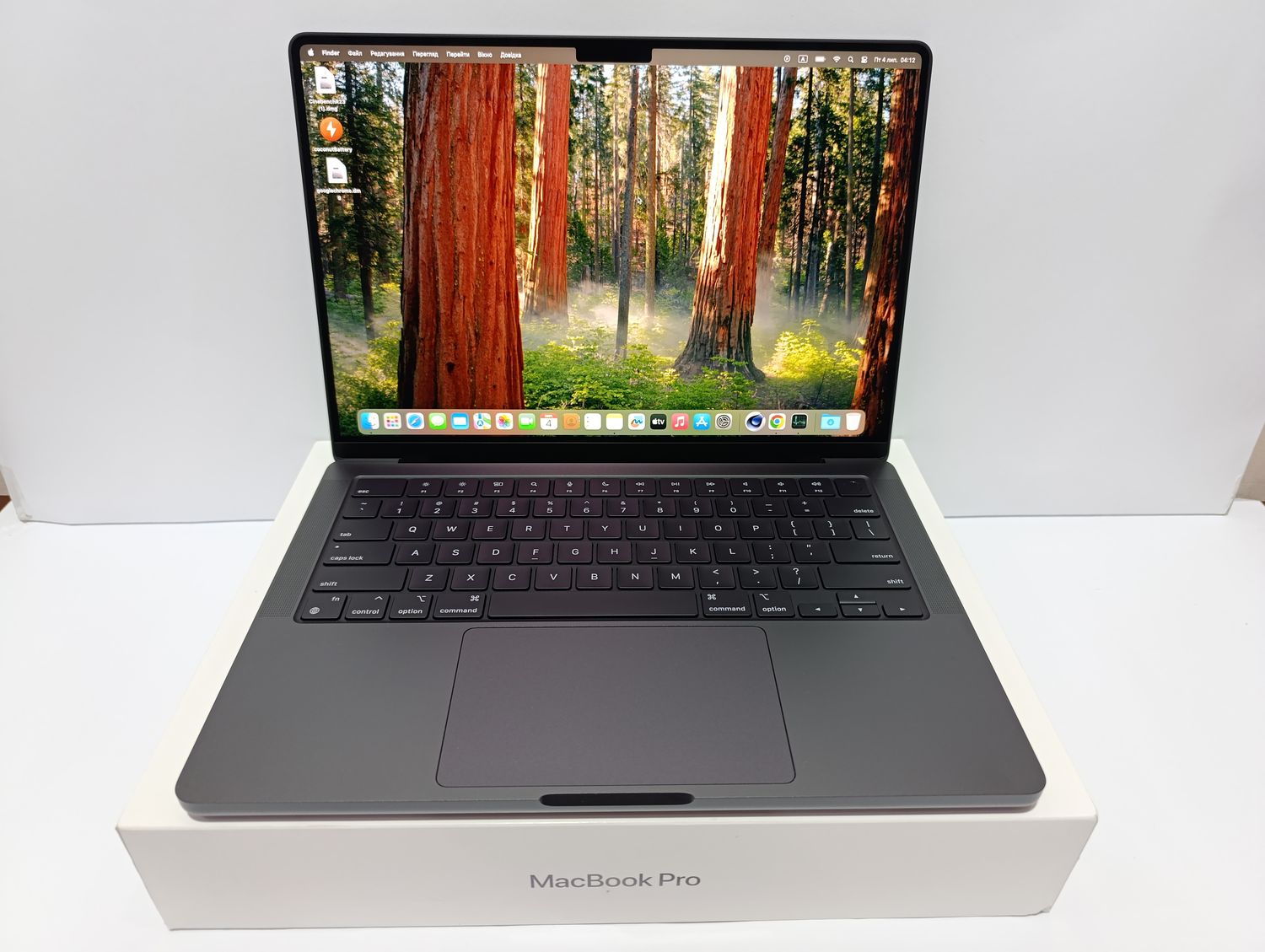 НОВА МОДЕЛЬ 2025 MACBOOK PRO 14 M4 PRO 12 Core BLACK / 24GB RAM / SSD 512GB / лише 10 циклів! / APPLE CARE 04/2026 ПОВНИЙ КОМПЛЕКТ + чохол