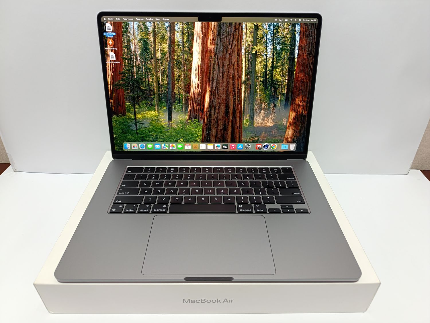 Macbook Air 15 M3 Gray 16GB RAM/SSD 256GB/ APPLE CARE 15/11/2025 ПОВНИЙ КОМПЛЕКТ + чохол