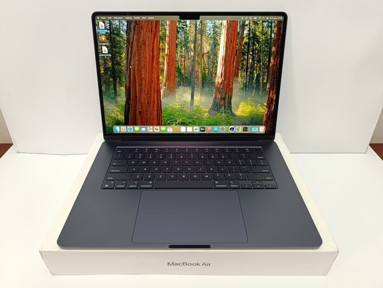 ТОПОВИЙ AIR 24GB! 01/2025! Macbook Air 15 M3 Midnight 24GB RAM/2-х чиповий швидкий SSD 512GB/ ПОВНИЙ КОМПЛЕКТ/ APPLE CARE 01/2026 + чохол