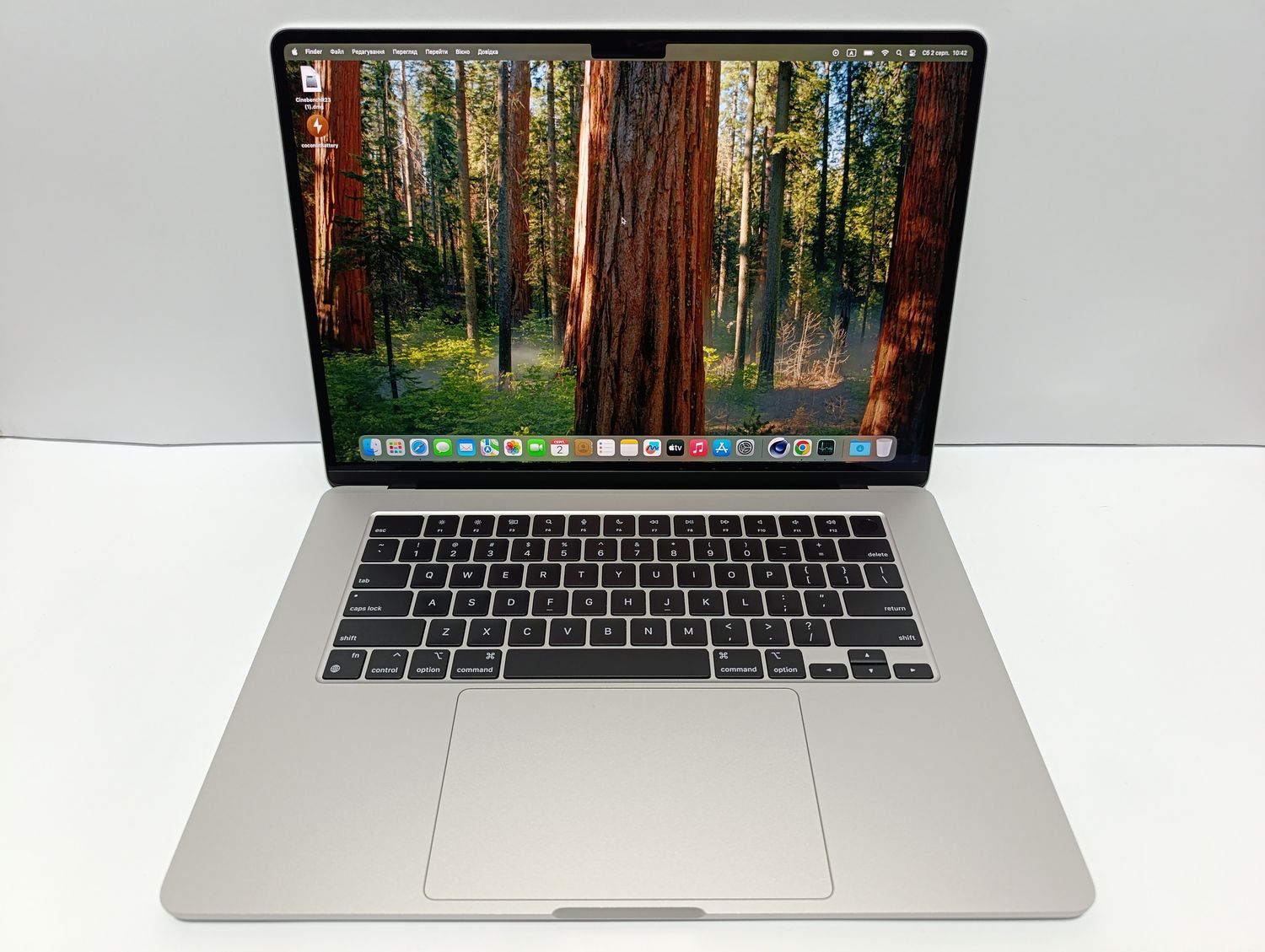 ТОПОВИЙ AIR 24GB! ПІВТОРА РОКИ ГАРАНТІЇ! Macbook Air 15 M3 Silver 24GB RAM/2-х чиповий швидкий SSD 512GB/ APPLE CARE+ 03/2027 + чохол