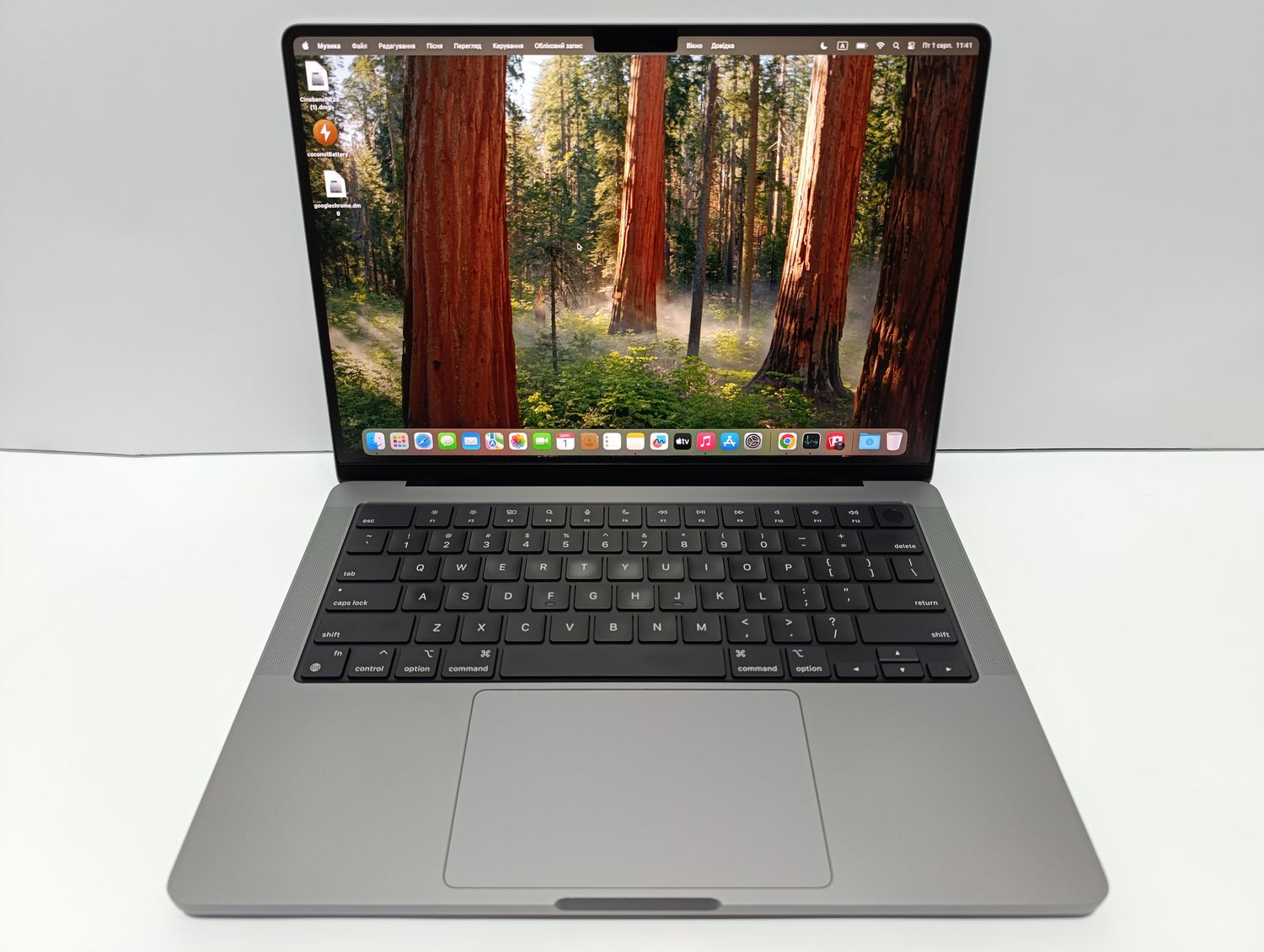 MACBOOK PRO 14 M1 PRO Space Gray 09/2022 / 16GB RAM/ SSD 512GB / лише 90 циклів! + чохол