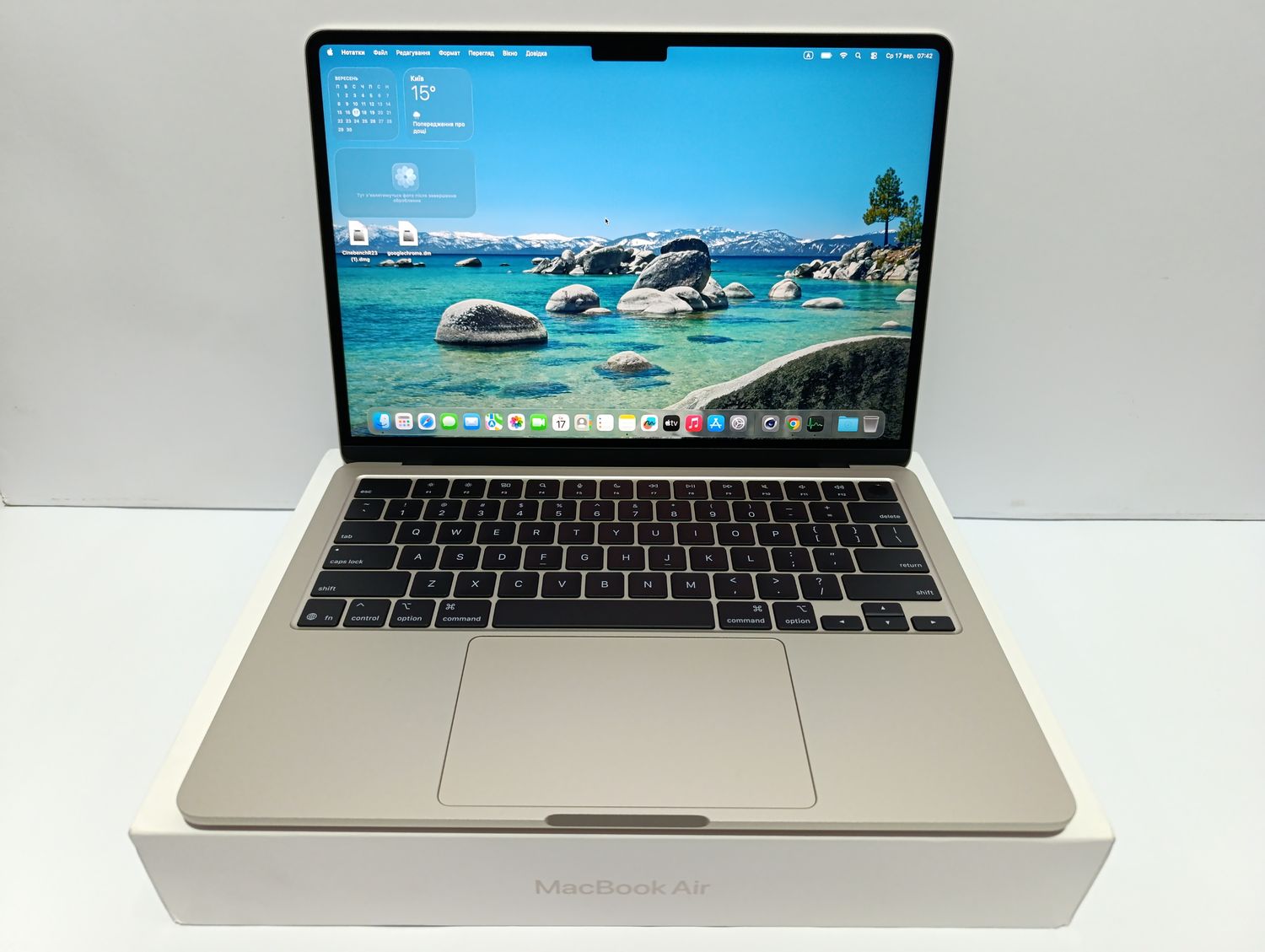 НОВА МОДЕЛЬ! OPEN BOX 2 цикли 07/2025! ТОПОВИЙ Macbook Air 13.6 M4 STARLIGHT TOP 24GB RAM/швидкий 2-чіповий SSD 512GB!/ПОВНИЙ КОМПЛЕКТ + чохол / Apple Care до 07/2026!