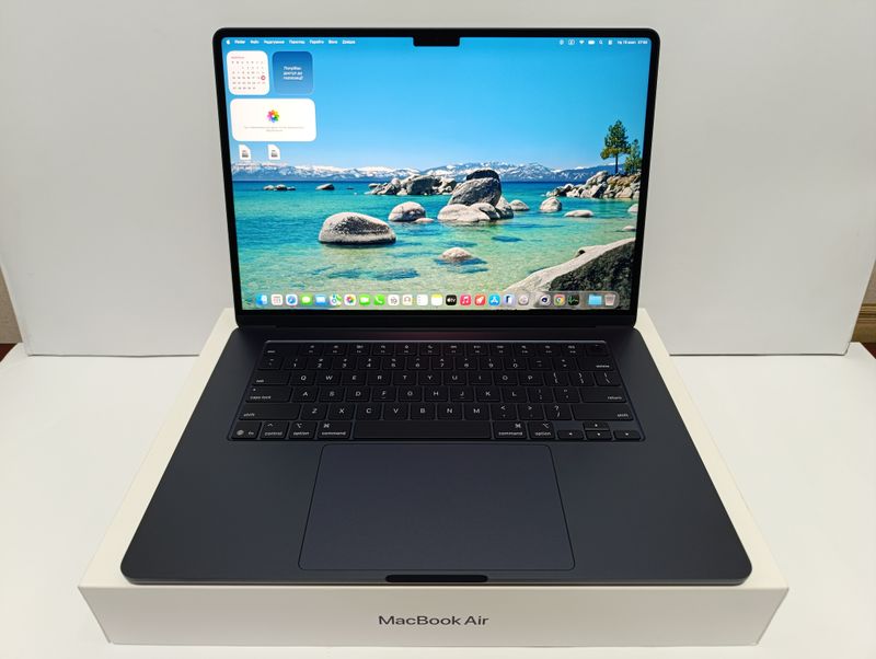У ЛІСАБОНІ! OPEN BOX 09/2025 макбуку 1 місяць, 2 цикли! Macbook Air 15 M4 Midnight 16GB RAM/2-х чиповий швидкий SSD 512GB/ APPLE CARE 09/2026 ПОВНИЙ КОМПЛЕКТ + чохол