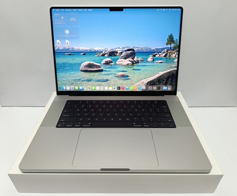 У ЛІСАБОНІ! СУПЕР ЦІНА! НОВА ТОПОВА МОДЕЛЬ 2025 OPEN BOX 4 цикли SILVER MACBOOK PRO M4 MAX 16 core / 48GB RAM / VIDEO 40 CORE / SSD1000GB / ПОВНИЙ КОМПЛЕКТ + чохол / 6 місяців гарантії